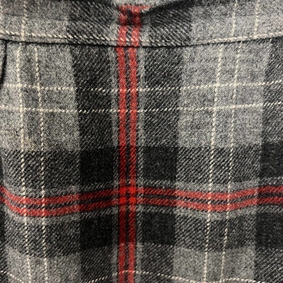 Vintage Pendleton Virgin Wool Skirt Red Gray Plaid 30” Waist Academia Preppy - Picture 6 of 6